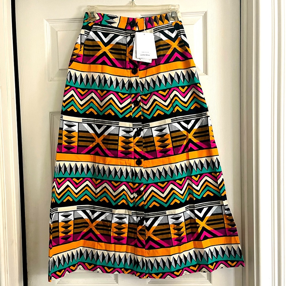 - &Other Stories  tribal skirt